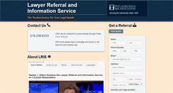 Desktop Screenshot of lris.philadelphiabar.org