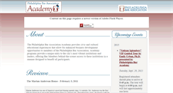 Desktop Screenshot of baracademy.philadelphiabar.org